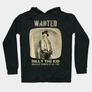 Billy The Kid Wanted Cowboy Hoodie